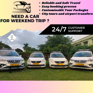 Book a cab with Trust Cabs for a comfortable and hassle-free travel experience.